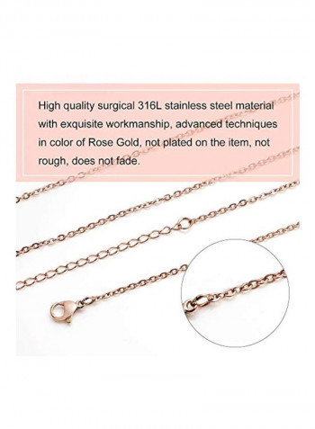 Stainless Steel Teardrop Aromatherapy Pendant Necklace With Refill Pad