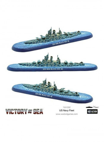 WWII Table Top Battleship Plastic Model Kit