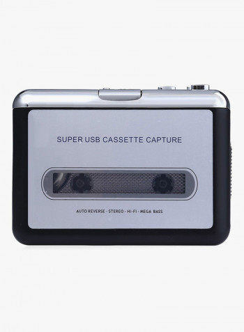 Cassette Tape Convert To MP3 Player 78279 Black/Grey