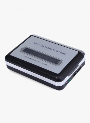 Cassette Tape Convert To MP3 Player 78279 Black/Grey