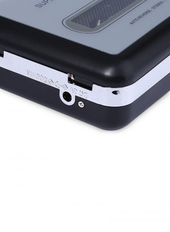 Cassette Tape Convert To MP3 Player 78279 Black/Grey