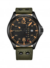Men's Casual Leather Quartz Analog Wrist Watch 3916.3