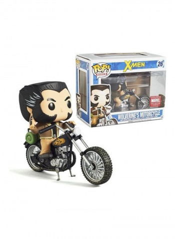 Pop Rides Wolverines Motorcycle Figure 3.75inch