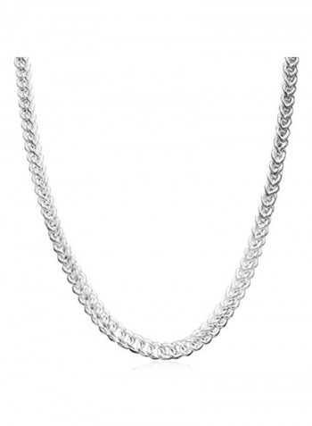 925 Sterling Silver Franco Chain Necklace