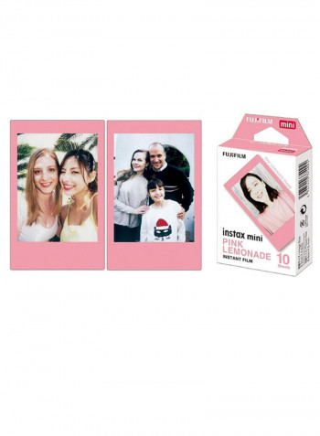 Pack Of 20 Instax Mini Lemonade Film Pink