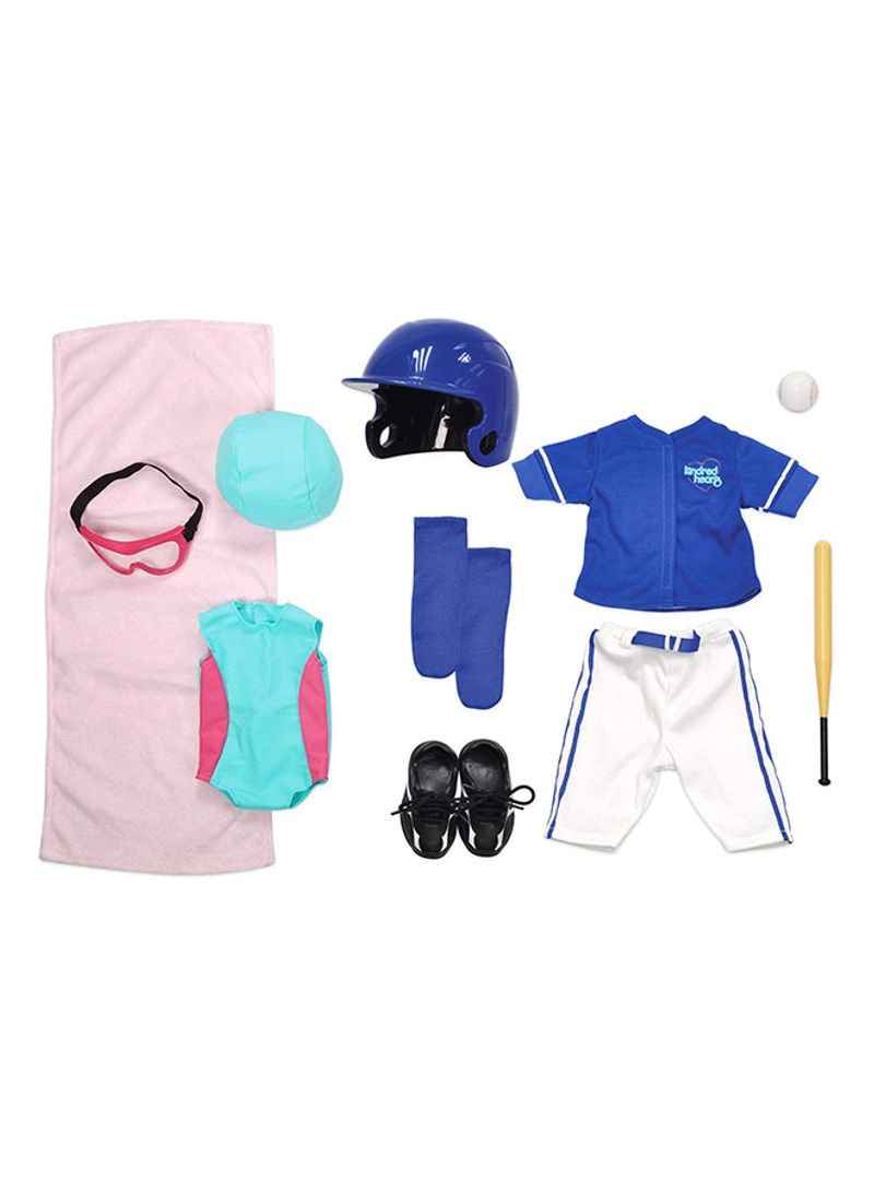 Baseball And Swimming Dress Set