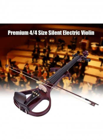4/4 Solid Wood Silent Electric Violin