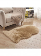 Floor Rug Hairy Purple