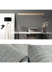 Waterproof Modern Simple Style Self-Adhesive Living Room Wall Sticker Grey 60x90cm
