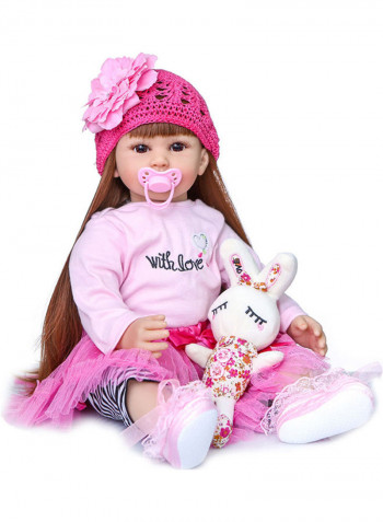 3-Piece Realistic Baby Doll Toy Set 24inch
