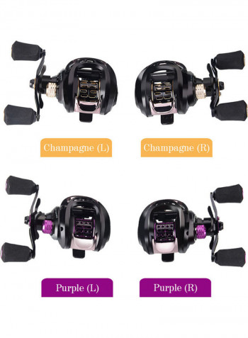 Low-Profile Reel Baitcasting Reel 15x15x15cm