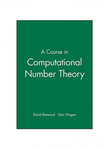 A Course in Computational Number Theory Hardcover