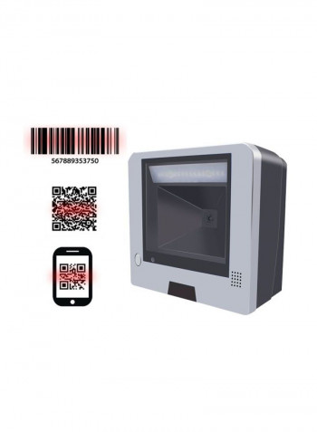 Wired Barcode Scanner Black/Silver