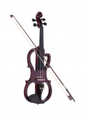 Wood Electric Violin Fiddle Maple Body