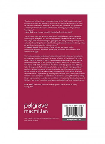 Feminism And Avant-garde Aesthetics In The Levantine Novel Hardcover