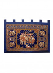Burmese Wall Hanging Multicolour 140X100centimeter