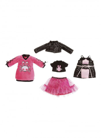 NaNaNa Surprise Ultimate Black Bunny Doll with 100+ Mix and Match Looks