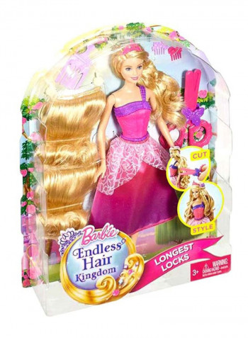 Endless Hair Kingdom Princess Doll Set 12inch