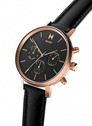 Women's Nova Water Resistance Leather Analog Watch D-FC01-RGBL