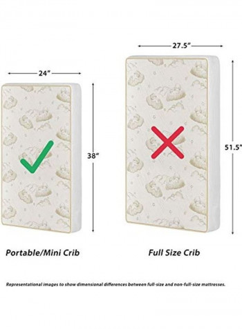 2-In-1 Breathable Coil Crib Mattress
