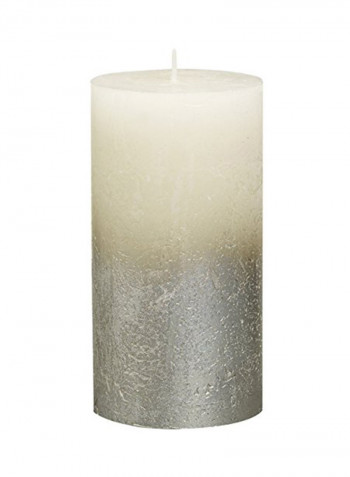 6-Piece Unscented Pillar Candle White