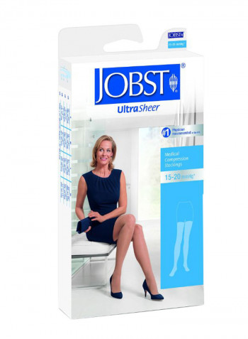 Ultrasheer Thigh High Closed Toe Compression Stock