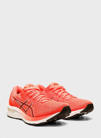 Comfortable Lace-Up Sport Shoes Red