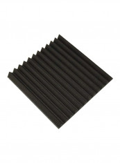 12-Piece Wall Soundproofing Foam Panel Kit PSI1612 Black