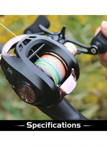 Low-Profile Baitcasting Reel 13x13x13cm