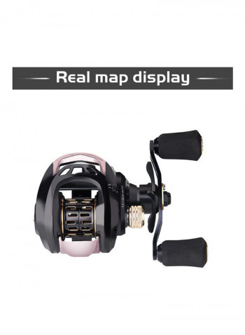 Low-Profile Baitcasting Reel 13x13x13cm