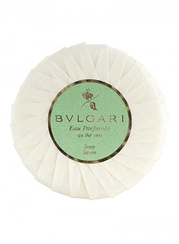 6-Piece Au The Vert Green Tea Soap Set White 75g