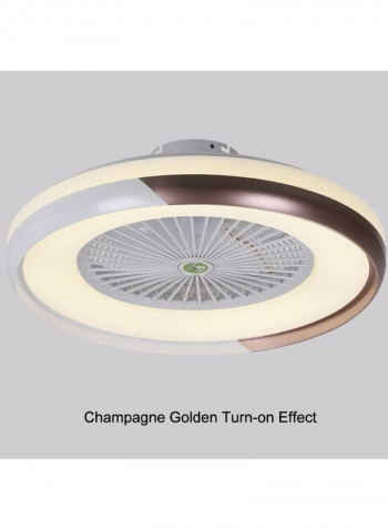 Ceiling Fan With LED Lighting Multicolour