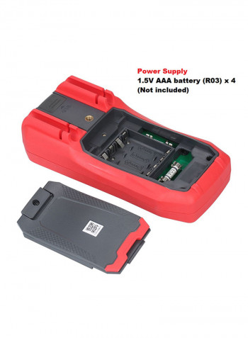 Digital Intelligent Portable Multimeter Testing Tool Red/Black 25x7x17cm