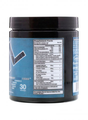 EVL Pre-Workout Shred Engine Dietary Supplement