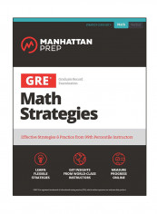 GRE Math Strategies Paperback English by Manhattan Prep Publishing - 6-Sep-18