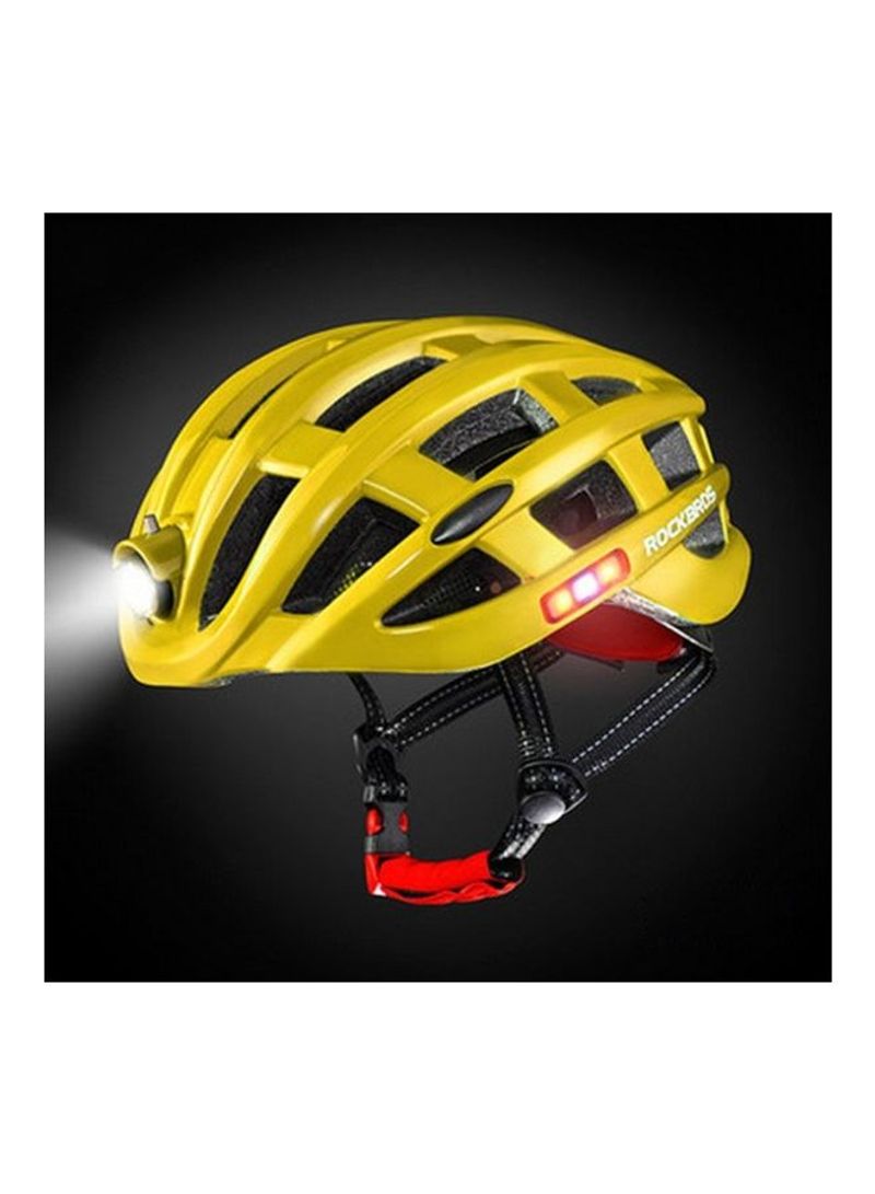 ROCKBROS Outdoor Sports Helmet With Light Mountain Bike Riding Safety Helmet 25*20*15cm 25*20*15cm