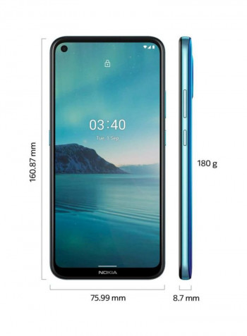 3.4 Dual SIM Blue 4GB RAM 64GB 4G LTE