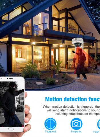 1080P HD 4G Wireless IR-Cut Night Vision IP CCTV Camera With 32GB TF Card And SIM Card Slot