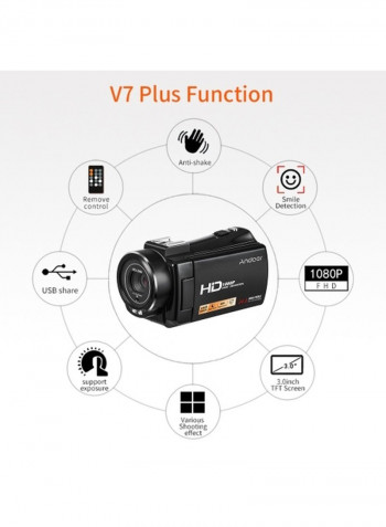 HDV-V7 PLUS Portable Digital Video Camera