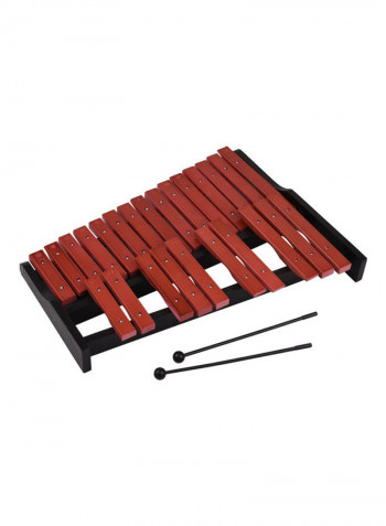 25 Note Wooden Xylophone With Two Mallets