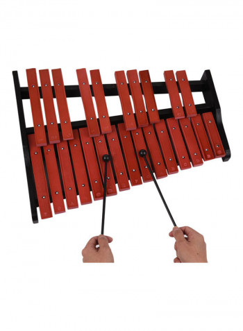 25 Note Wooden Xylophone With Two Mallets