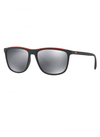 Women's UV-Protection Rectangular Sunglasses - Lens Size: 57 mm