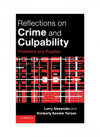 Reflections On Crime And Culpability: Problems And Puzzles Hardcover