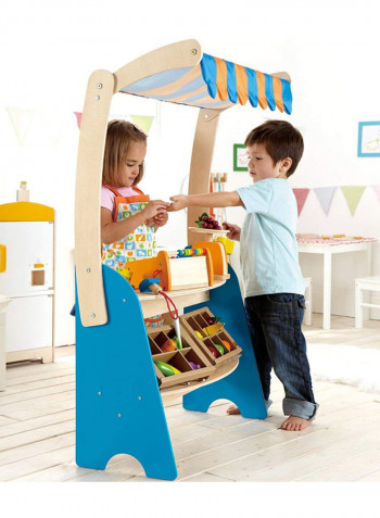 25-Piece Market Checkout Wooden Play Set E3120