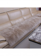 European Style Fluffy Wool Sofa Cover Multicolour 45X45centimeter