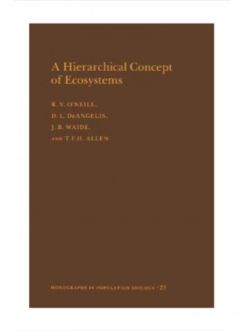 A Hierarchical Concept Of Ecosystems Paperback 1