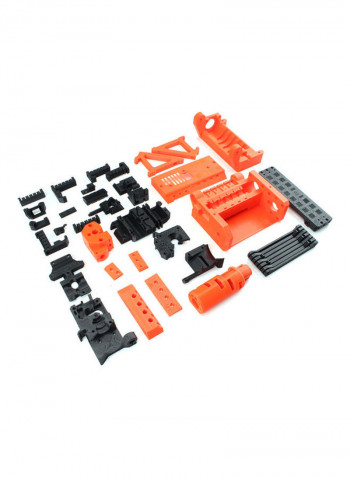 PETG Material Printed Parts with Scrapers Compatible with Prusa i3 MK3S MK2.5S MMU2S DIY 3D Printer Orange/Black/Grey