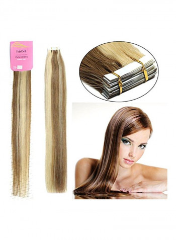 20-Piece Straight Hair Extension 12/613 20inch