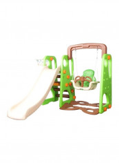 3-In-1 Swing And Slide With Basketball Game 136x25cm