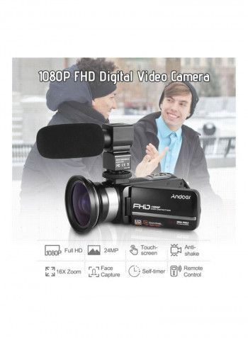 FHD Camcorder With Accessory Set